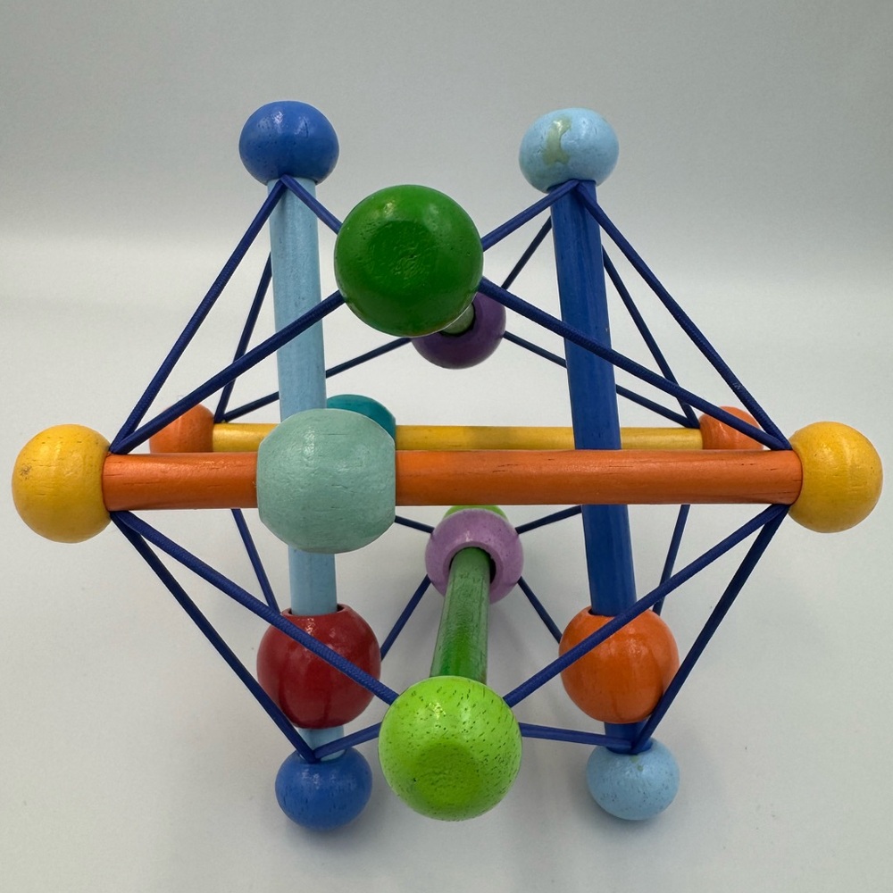 Manhattan Toy Skwish Classic‎ Wooden Baby Rattle Montessori Toy